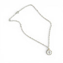 Tap To Pray® Survivor Series Necklace: Silver + Cross - Buenz Gifts