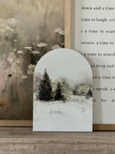 Winter Landscape, Arch | Christmas Decor: 7x10"