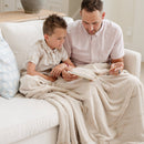 LUSH THROW BLANKETS: Buttermilk