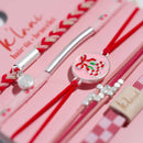 "Sweet" Pink Cherry Hair Tie Bracelets: Large - Buenz Gifts