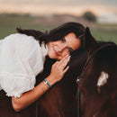 "Stride" Turquoise Cowgirl Boot Hair Tie Bracelets