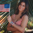 "Free" Patriotic Hair Tie Bracelets: Large - Buenz Gifts