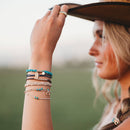 "Stride" Turquoise Cowgirl Boot Hair Tie Bracelets