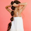 "Sweet" Pink Cherry Hair Tie Bracelets: Large - Buenz Gifts