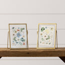 Gold Frames - Pressed Flower Print (Pk/02 Ast) - Buenz Gifts