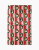 Striped Santa Tea Towel