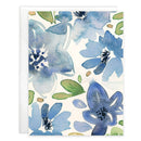 Boxed/Packaged Blank Note - Big Blue Blooms: Box of 8