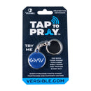 Tap To Pray® Acrylic Keychain: Blue Mountains + Cross - Buenz Gifts