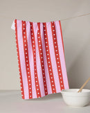 Ribbon Hearts Tea Towel - Buenz Gifts