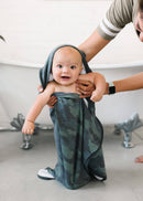 Premium Baby Knit Hooded Towel - Hunter