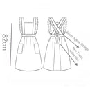 Apros - Floral Ruffle Apron - Sweet & Stylish: Red - Buenz Gifts