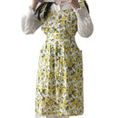 Apros - Floral Ruffle Apron - Sweet & Stylish: Pink - Buenz Gifts