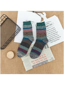 Rufia - Thick Mid-calf Socks for Winter: Green - Buenz Gifts