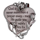 God Is Never More Than a Prayer Away Visor Clip - Buenz Gifts