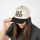 Western Eat Beef Embroidered Trucker Hat