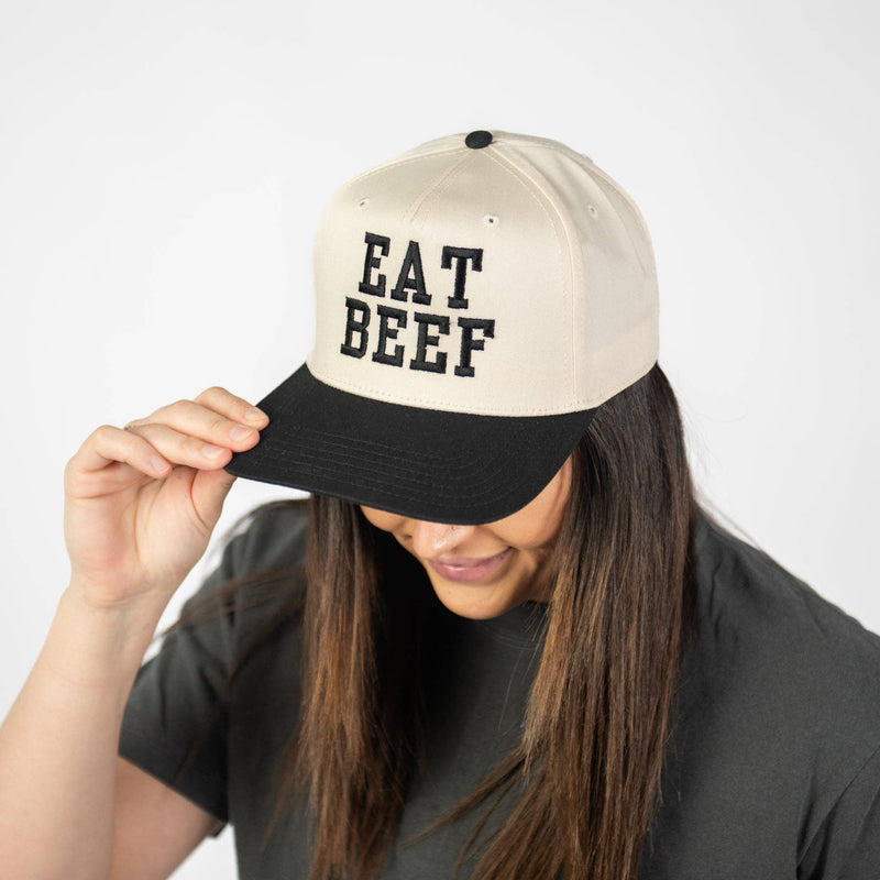 Western Eat Beef Embroidered Trucker Hat