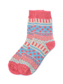 Rufia - 5 Pairs Bohemian Wool-Blend Socks Set: 7020 / ONE SIZE - Buenz Gifts