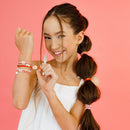 "Sweet" Pink Cherry Hair Tie Bracelets: Medium - Buenz Gifts