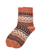 Rufia - 5 Pairs Bohemian Wool-Blend Socks Set: 7020 / ONE SIZE - Buenz Gifts