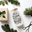16oz SUBLIMATION MATTE GLASS CAN TUMBLER - Buenz Gifts
