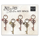 Key To Life Antique Key Ring Collection Display Unit