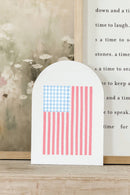 Gingham Flag, Arch | 4th of July, Summer 2026: Small - Buenz Gifts