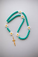 Daisy Smiley Face Children's Rosary: Magenta - Buenz Gifts