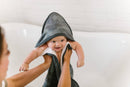 Premium Baby Knit Hooded Towel - Hunter