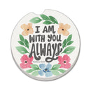 "Always With You" Stone Car Coaster