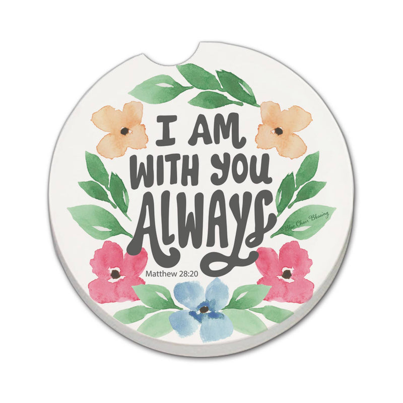 "Always With You" Stone Car Coaster