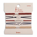 "Brave" Red, White & Blue with Silver Star Accents: Large - Buenz Gifts