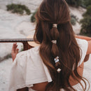 "Rise" Gold Sun Hair Tie Bracelets: Large