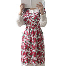 Apros - Floral Ruffle Apron - Sweet & Stylish: Pink - Buenz Gifts