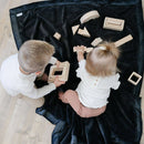 LUSH TODDLER BLANKETS: Charcoal
