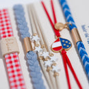 "Free" Patriotic Hair Tie Bracelets: Small - Buenz Gifts