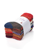 Rufia - 5 Pairs Bohemian Wool-Blend Socks Set: 7020 / ONE SIZE - Buenz Gifts