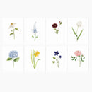 Assorted garden flowers notecard set - Buenz Gifts