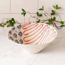 Serving Bowl - Americana Folk Art (Pk/04) - Buenz Gifts