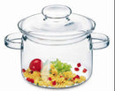 Simax - Nyko Clear Glass Pot, With Lid, 2L - Buenz Gifts