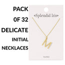 Delicate Initial Pendant - Assorted