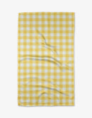Lemon Gingham Tea Towel - Buenz Gifts