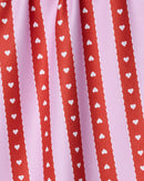 Ribbon Hearts Tea Towel - Buenz Gifts