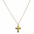 Girls Pearl Station Chain Necklace