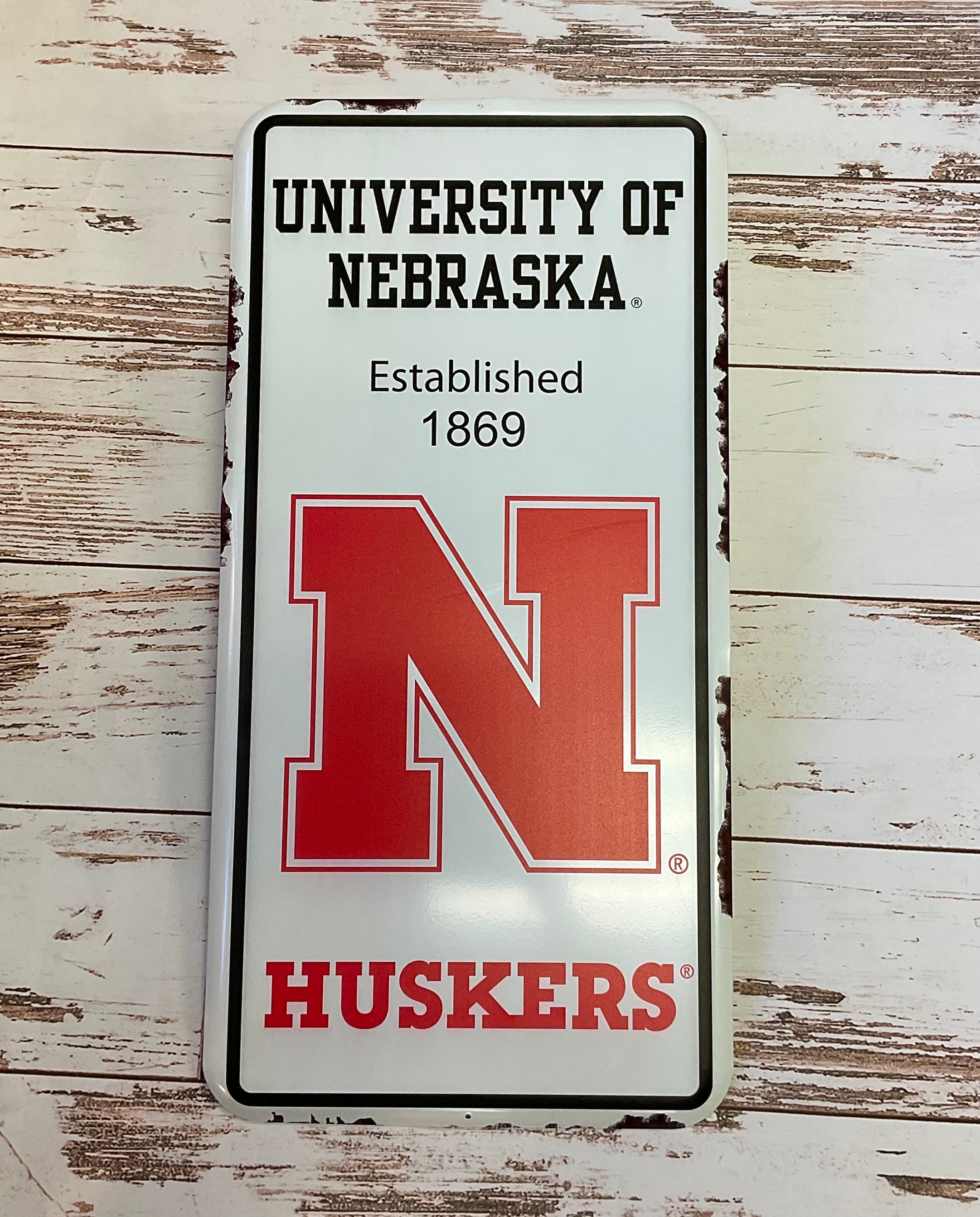 Large Husker Tin Sign | Buenz Gifts