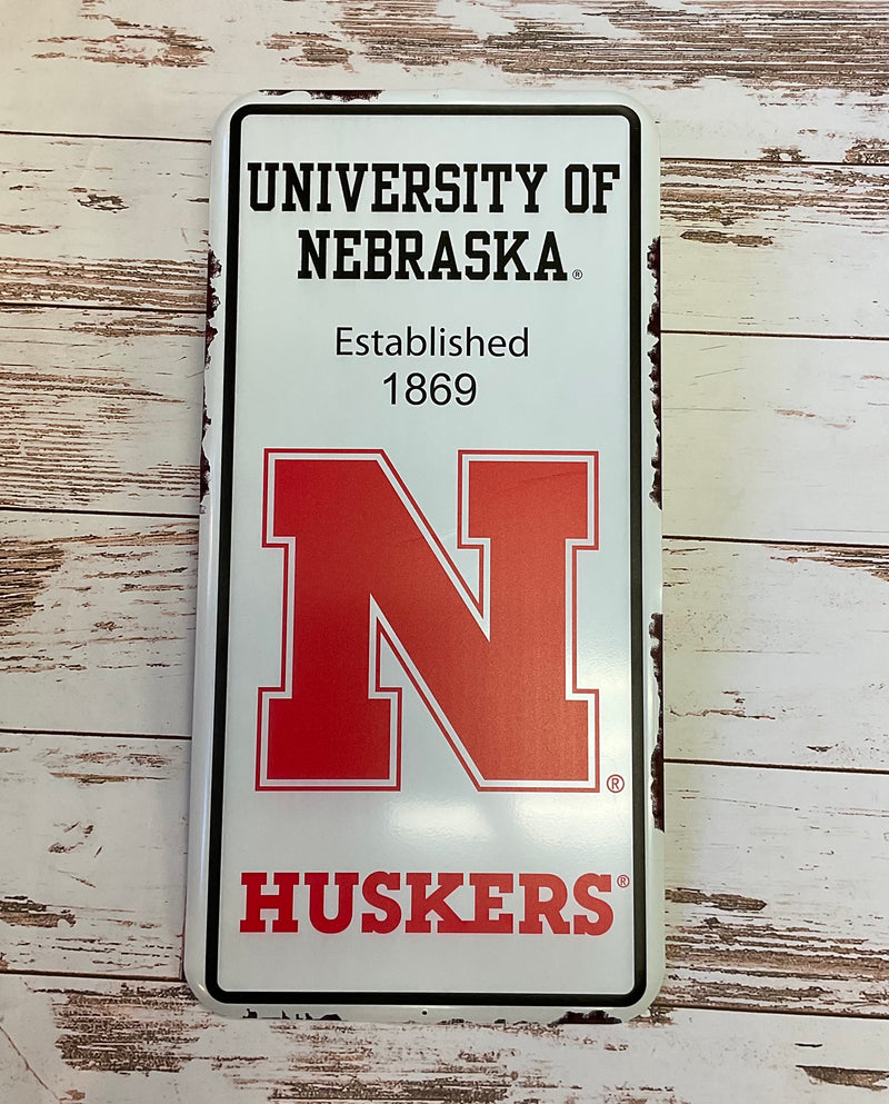 Large Husker Tin Sign - Buenz Gifts
